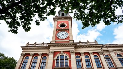 Under the Clocktower in Chernivtsi, Ukraine