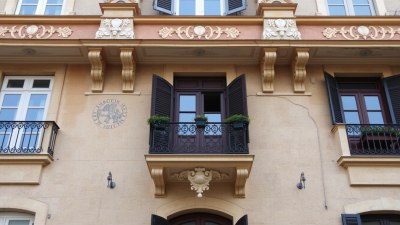 History Hung from the Balconies of Ragusa, Italy