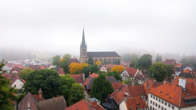 The Fog Still Rises in Naumburg, Germany