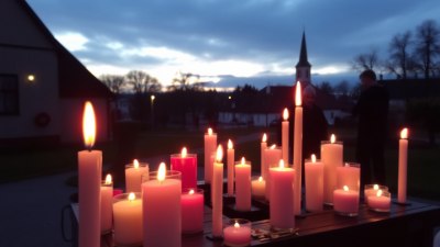 Candles and Memory in Kretinga, Lithuania