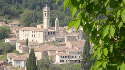 What Remains After Fire in Gubbio, Italy