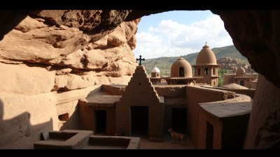 Silence Between the Walls in Lalibela, Ethiopia