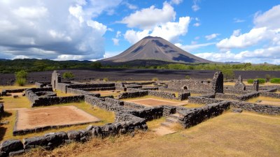 Where Lava Sleeps in León Viejo, Nicaragua