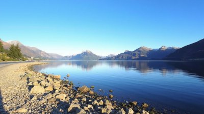 The Echoes of Water in Queenstown, New Zealand