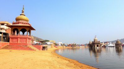 Dust Rises in Silence in Pushkar, India