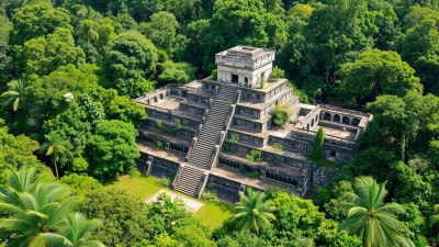 Where the Jungle Sleeps Lightly in Palenque, Mexico