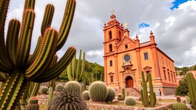 Where Cactus Meets Cathedral in San Juan Chamula, Mexico
