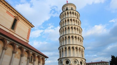 The Leaning Tower of Pisa in Italy Has Been Pretending to Fall for Centuries