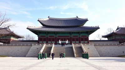 The Gyeongbokgung Palace in South Korea Wears Memory Like Silk
