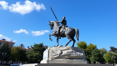 The Skanderbeg Monument in Albania Still Waits for Quiet Applause