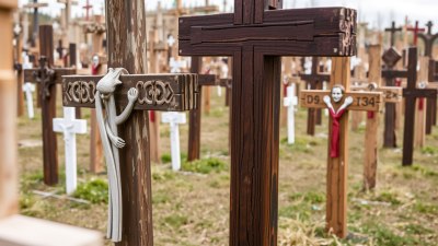The Hill of Crosses in Lithuania Grows With Each Unspoken Hope