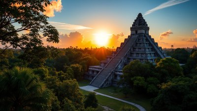 The Tikal Temples in Guatemala Climb Back Into the Sky Every Morning