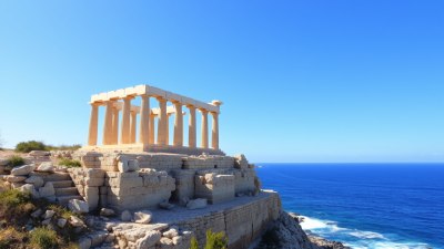 The Temple of Poseidon in Greece Listens for the Tide’s Return