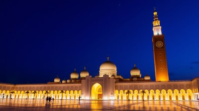 The Hassan II Mosque in Morocco Glows Where the Ocean Begins