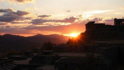 Ruins That Wear the Sunset in Oaxaca