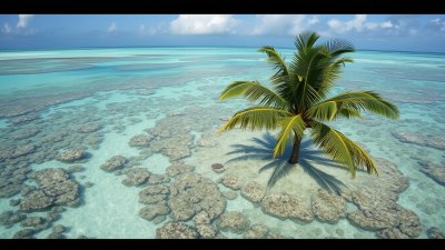 Where Palms Drown and Coral Bleaches in Tuvalu
