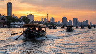 The Mechanical Chatter of Bangkok’s Chao Phraya Boats