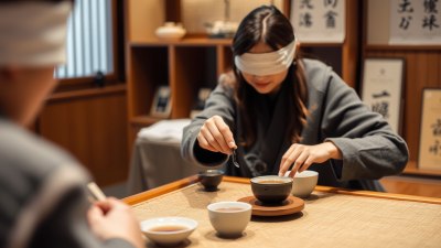 Blindfolded Tea Ceremonies in Seoul