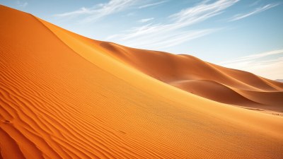 The Wind Is the Guide Through Sand Dunes in Namibia