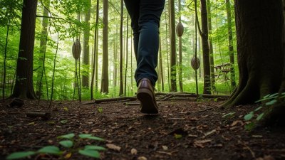 Walking on Sound in a Resonant Forest in British Columbia