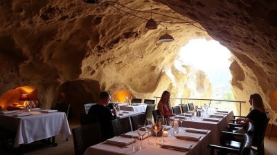Dining in Absolute Quiet in a Cave in Turkey