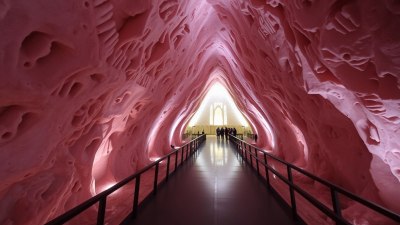 Floating Through Sound in an Underground Salt Cathedral in Colombia
