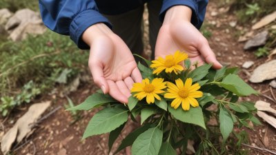 Collecting and Pressing Local Flowers and Leaves on Hikes