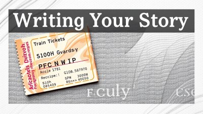 Writing Your Story in Train Tickets and Receipts